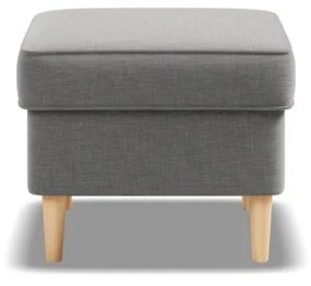 Uszak lábtartó, fonott, szürke