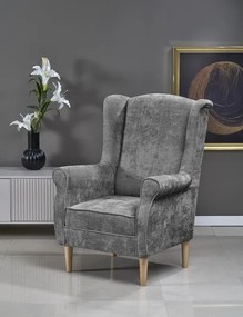 Hermes fotel szürke