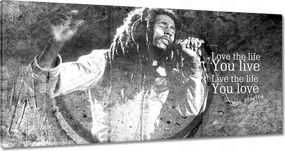 Vászonkép 60x30 Bob Marley koncert