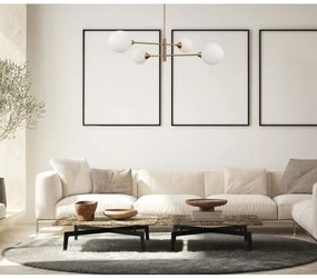 ITALUX PND-55342-4-HB - EVORA 4xG9/5W/230V mennyezeti lámpa, réz