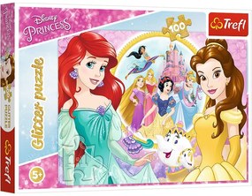 Gyermek puzzle - Disney princess III. - 100 db