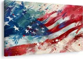 Kép - Az USA zászlaja (90x60 cm)