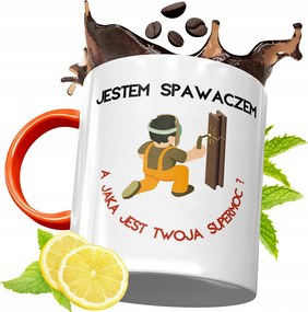 Narancssárga Bögre Hegesztőnek Tökéletes Ajándék fényképes nyomtatással