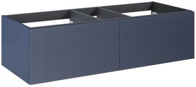 Elita Soho Slim szekrény 120x45.3x31.8 cm Függesztett, mosdó alatti kék 169484