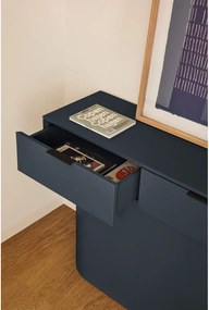 Antracitszürke konzolasztal 36x100 cm Totem – Teulat