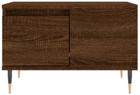 vidaXL barna tölgyszínű szerelt fa dohányzóasztal 55x55x36,5 cm