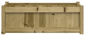 impregnált fenyőfa virágláda 90x31x31 cm