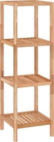 vidaXL tömör diófa fürdőszobapolc 36 x 36 x 112 cm