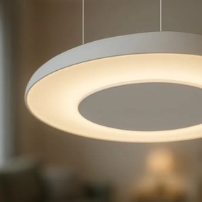 LED függeszték kábellel PIATTINO LED/30W/230V 2700/3200/4000K átm. 40 cm fehér
