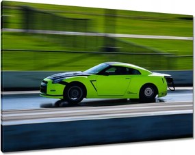 Vászonkép 100x70 Zöld sportautó