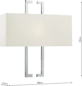 Dar Lighting NILE NIL0750 Fali lámpa 1x40W/E14 IP20
