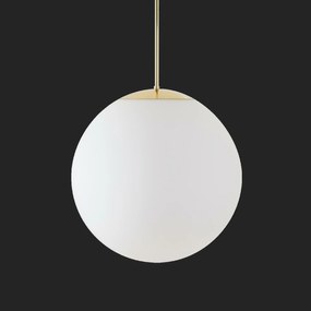 Osmont 62072 Adria P4 Hp függesztett üveglámpa polírozott sárgaréz fehér IP4