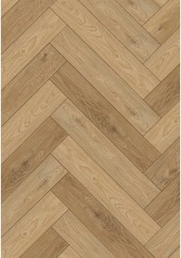 Mexen Sunset Hills vinil padlólapok halszálka 635 x 127 mm SPC 6,5 mm, alátét 1,5 mm, 4 V-horony, Tölgy