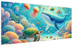Kép - A világ a víz alatt (120x50 cm)