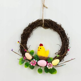 Húsvéti ablakmedál ajtódísz 18 cm