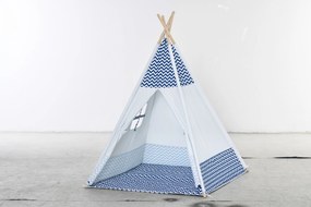 HOMCOM Gyermek Teepee Sátor 3 Év Felett Fából Készült Gyerek Tipi Ablakkal, Szőnyeggel és Hordtáskával Belső és Külső Használatra 120x120x155 cm Szürk