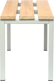 Öltöző pad 100 x 35 x 45 cm, szürke - RAL 7035