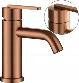 Álló Mosdó Csaptelep Réz Rea Ontario Brush Alacsony Mosdóhoz