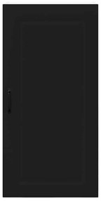 Fali konyhaszekrény polcokkal Fekete 50 x 31 x 100 cm Faanyag