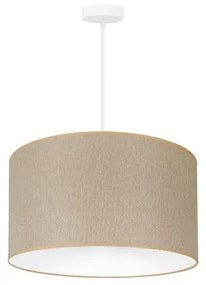 Duolla - Csillár zsinóron ROLLER ECO RECYCLING 1xE27/15W/230V átm. 45 cm krémes