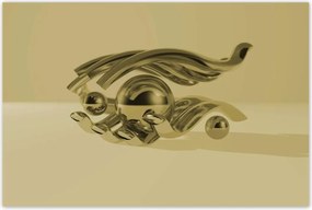 Poszterek 120x80 Szépia gömbök