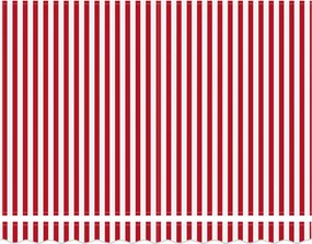 Behúzható napellenző Piros és Fehér 350 x 250 cm