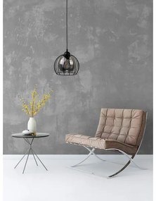 Csillár zsinóron SOLO BLACK 1xE27/60W/230V