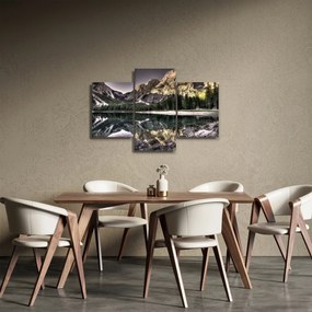 Tó a hegyekben képe (90x60 cm)