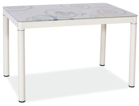 Étkezőasztal Damar 80 x 60 cm, krém