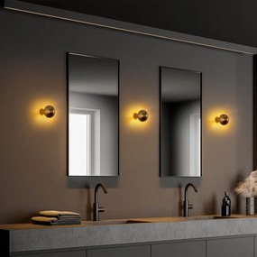 Bronzszínű fali lámpa ø 12 cm Fungal – Opviq lights