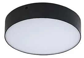 AZZARDO 3796 MONZA Kerek Mennyezeti Lámpa Fekete LED IP20