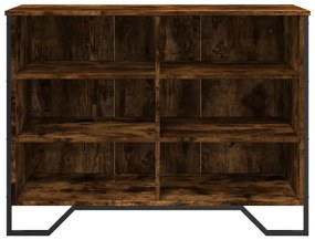sonoma tölgy színű szerelt fa tálalószekrény 101x35,5x74,5 cm