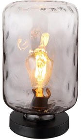 Globo 16046TS - Asztali lámpa DARINA 1xE27/60W/230V szürke