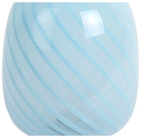 Világoskék asztali lámpa üveg búrával (magasság 20 cm) Summer Globe – Leitmotiv