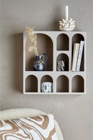 Szürkésbézs többszintes fali polc 48 cm Graphia – Bloomingville