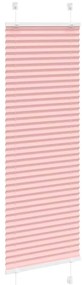 pliszírozott redőny rózsaszín 45x100 cm szövetszélesség 44,4 cm