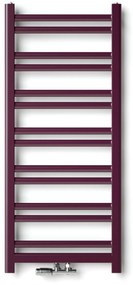 Regnis Retro, fűtőelem 300x1100mm központi csatlakozással 50mm, 444W, matt fekete, RETRO110/30/D5/FEKETE