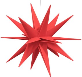 összecsukható piros karácsonyi lámpa LED-del 43 cm