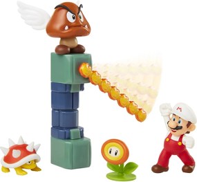 Super Mario Lava játékkészlet figurákkal, 6 cm