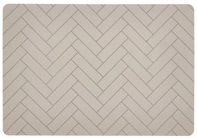 Tiles bézs szilikon tányéralátét, 33 x 48 cm - Södahl