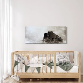 Kép - Vonat a ködben (120x50 cm)