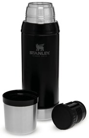 Fekete termosz bögrével 750 ml – Stanley
