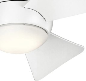 Kichler Sola KLF-SOLA-34-WHT Ventilátor 1x10W/LED 3000K 1116 lm IP23