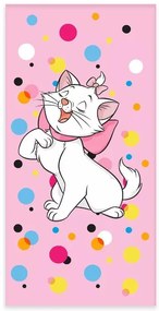 Disney Marie Bubbles fürdőlepedő, strand törölköző 60x120cm