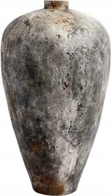 Muubs Echo Terrakotta Dekorációs Váza 100 cm Rozsdaszürke