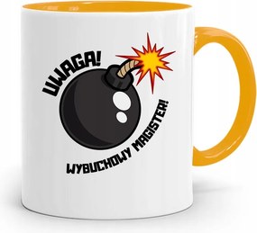 Mester Bögre Sárga Születésnapi Ajándék fényképes nyomtatással