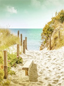 Flizelin fotótapéta Tenger és dűnék pihentető táj 184x254 +ragasztó