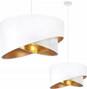 Mennyezeti Függőlámpa Csillár Modern Fehér-arany Lámpabúra Háló