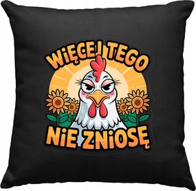 Csirke párna chiken madár tojás 5 fekete