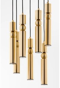 Jupiter 2021 - Csillár zsinóron ALAS 7xGU10/10W/230V arany